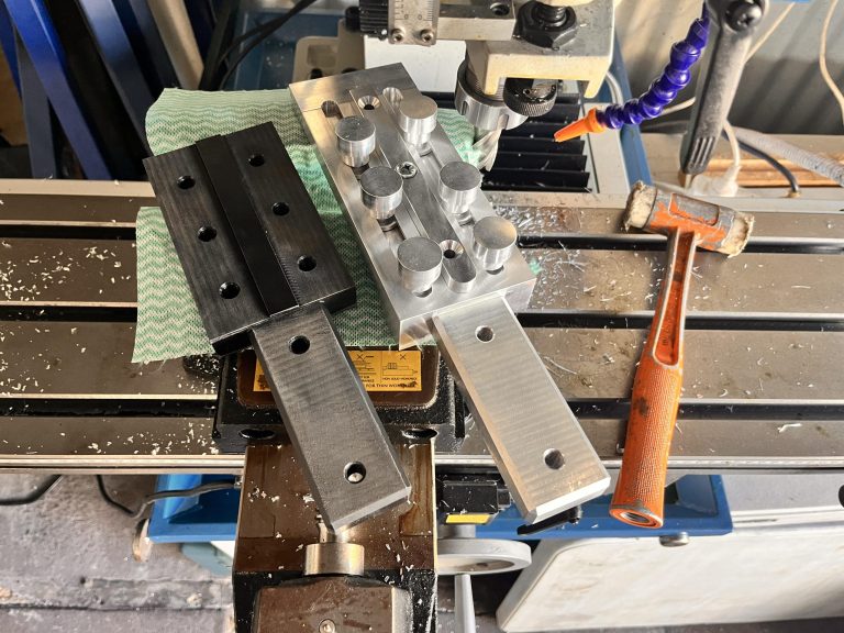 Precision machining for a rail gauge project