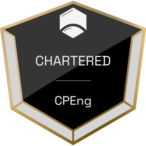 Engineers Australia Chartered Engineer badge